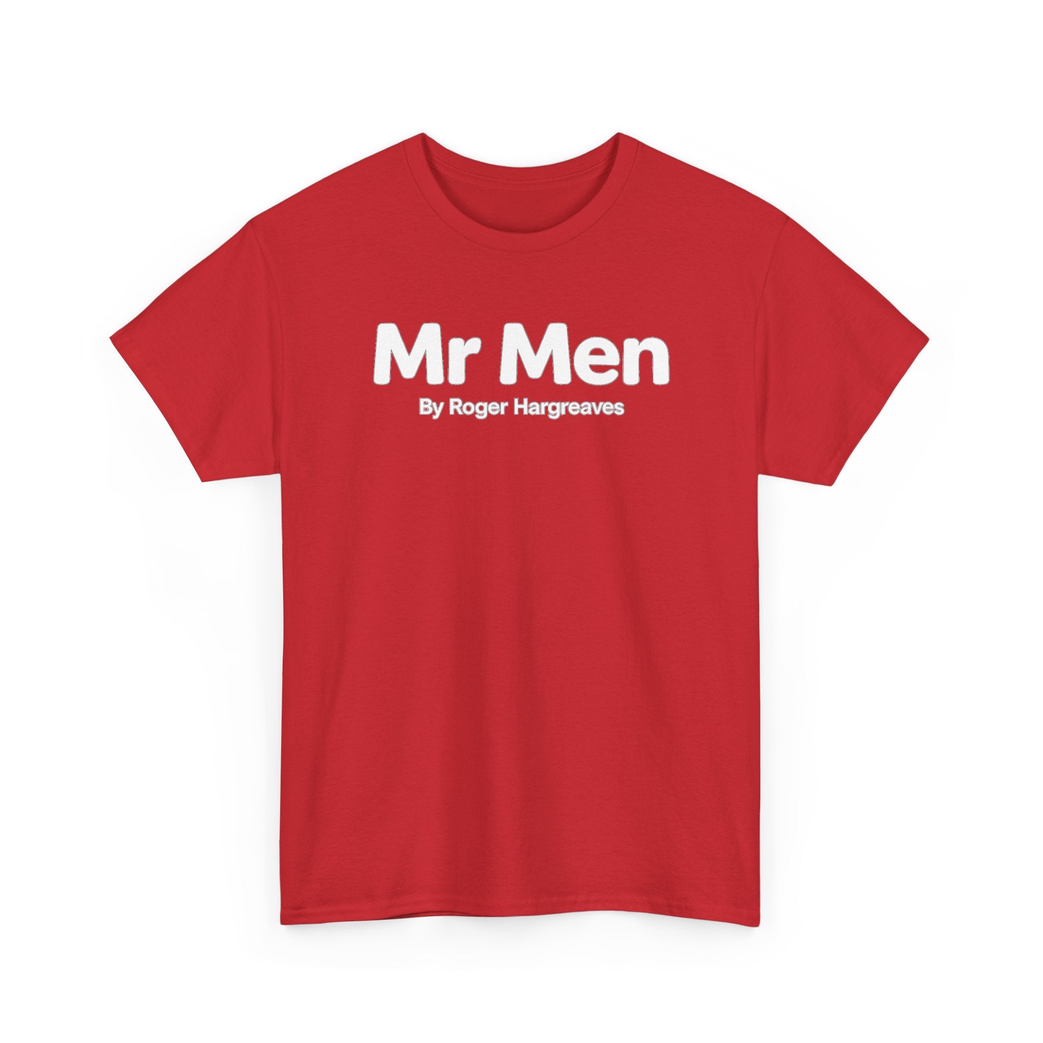 Mr Men T-Shirt – Retro 'Mr Men by Roger Hargreaves' Logo Tee