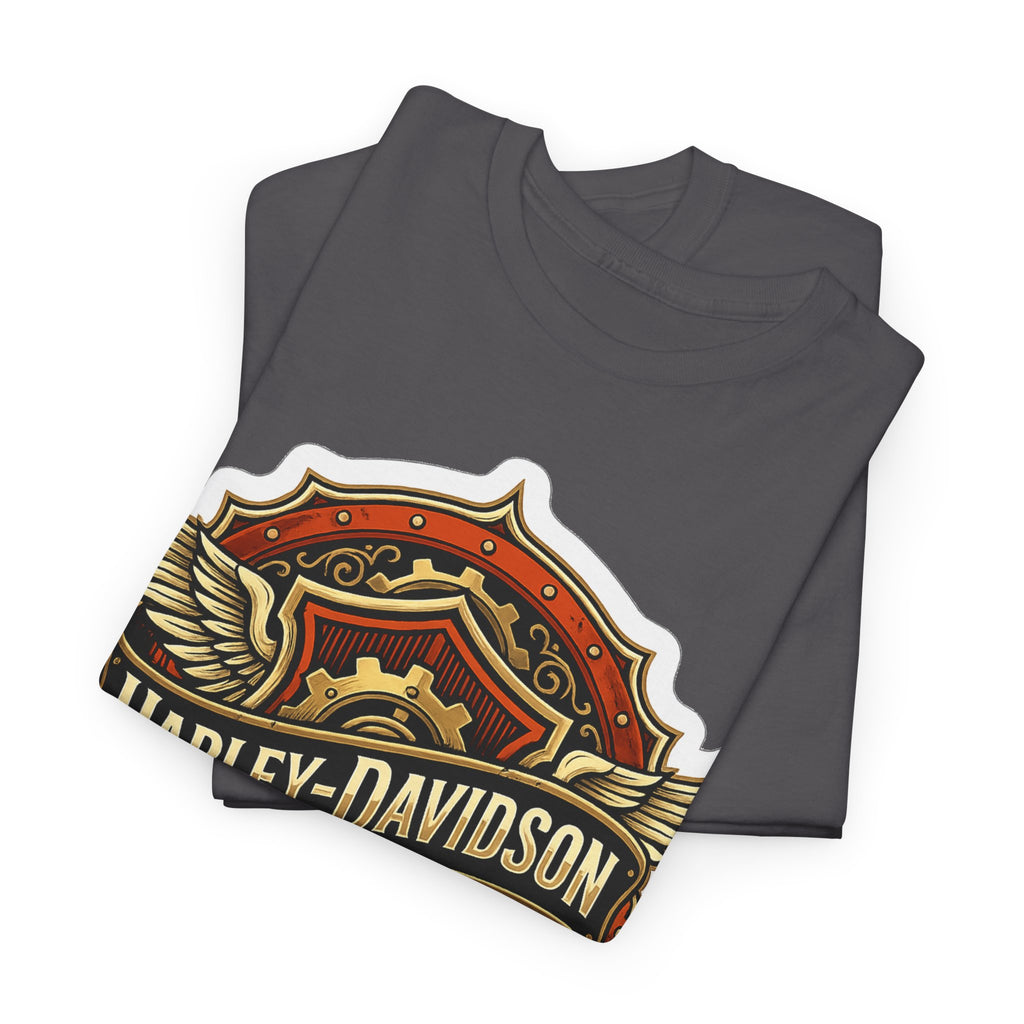 Harley-Davidson Flame Skull Inspired Cotton T-Shirt