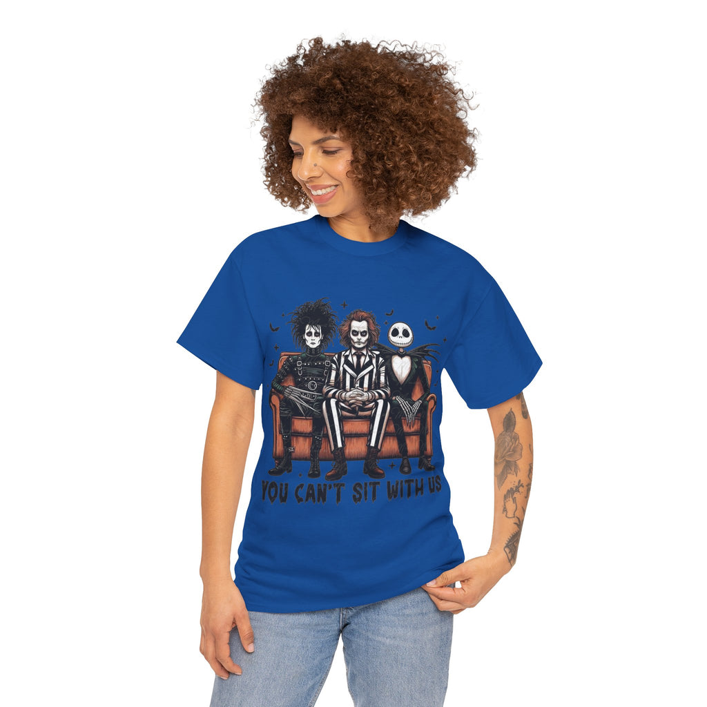 Johnny Depp Graphic Tee — 'You Can't Sit With Us' Halloween Horror Trio T-Shirt
