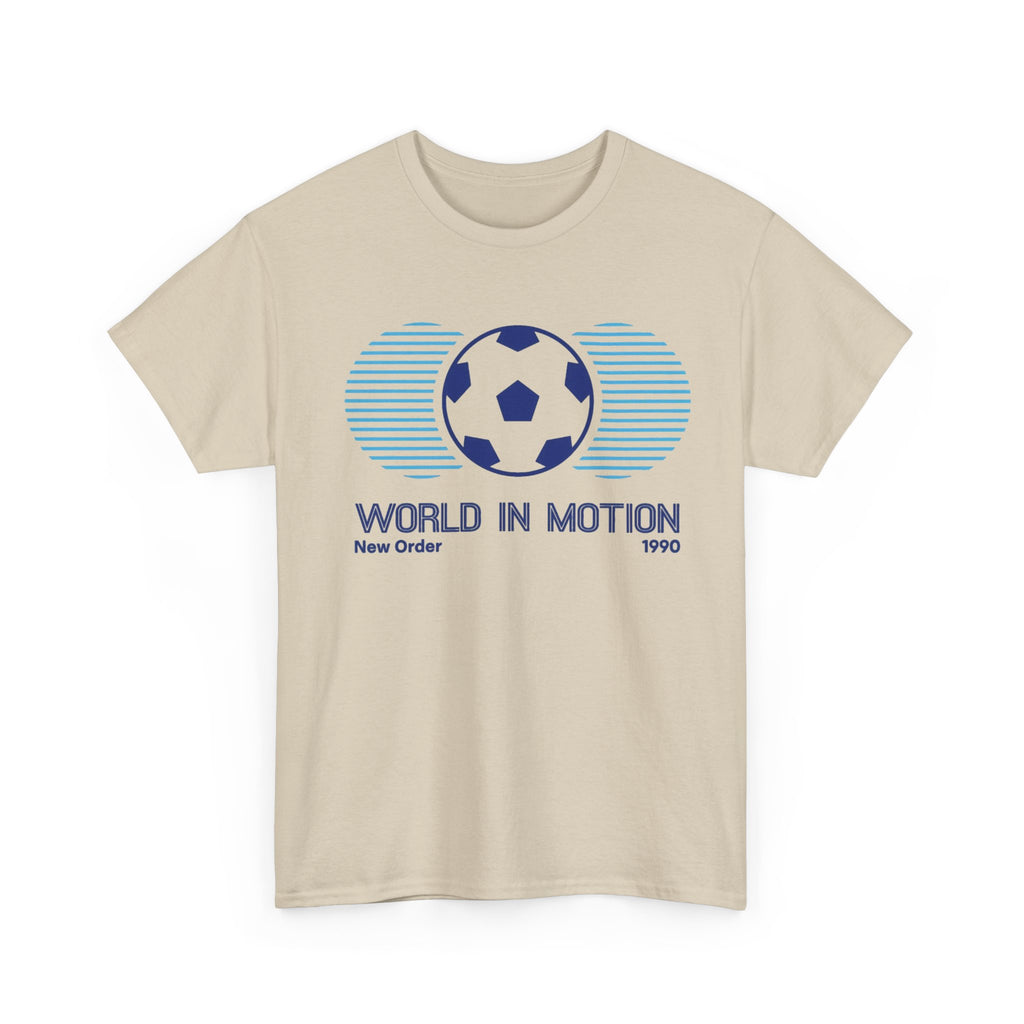 Soccer 'World in Motion' T‑Shirt — Retro Football Graphic Tee