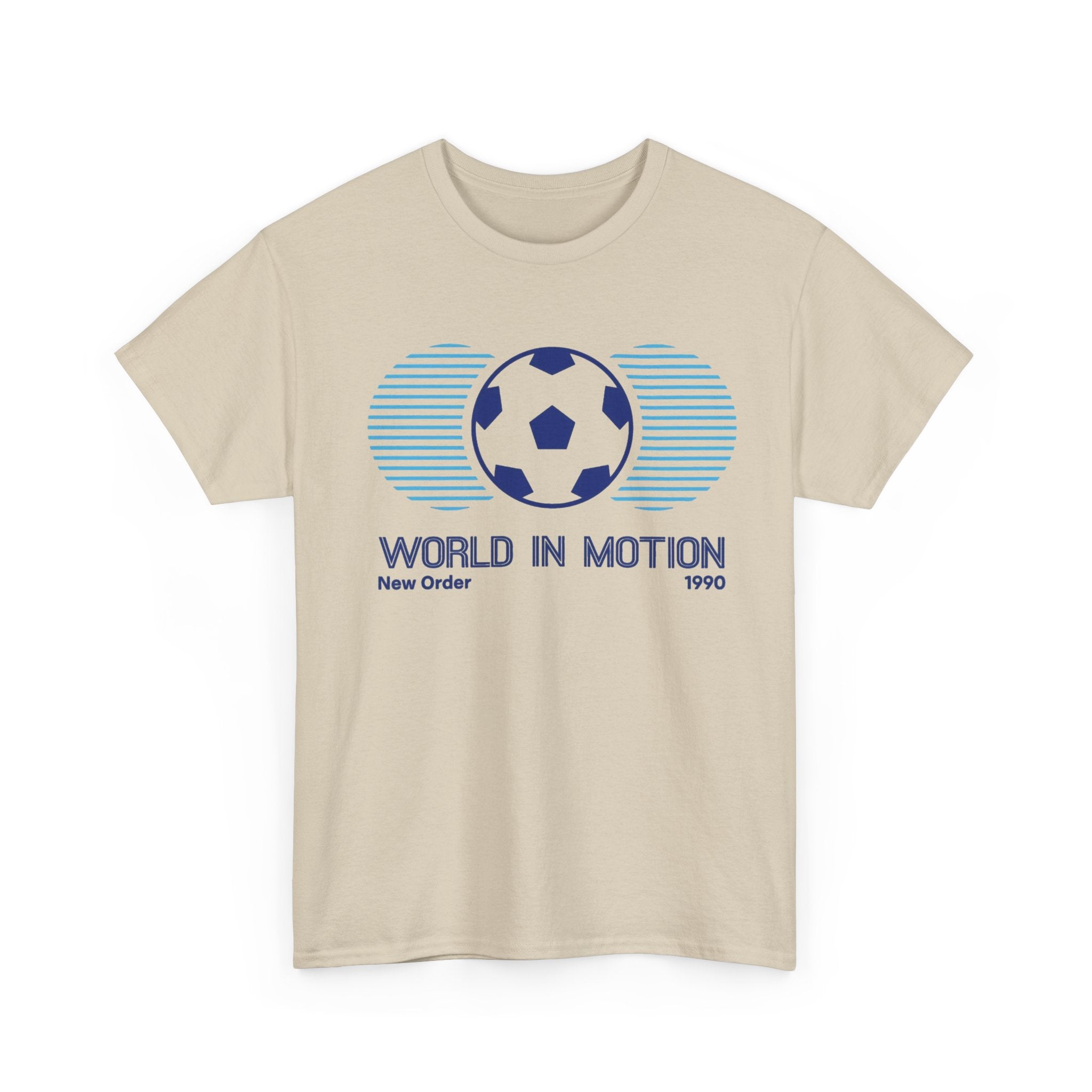 Soccer 'World in Motion' T‑Shirt — Retro Football Graphic Tee