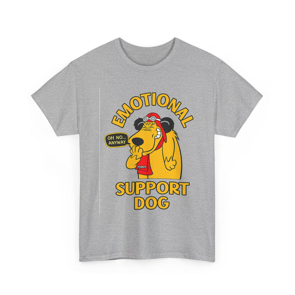Emotional Support Dog T-Shirt — Cute Cartoon Comfort Pup Tee