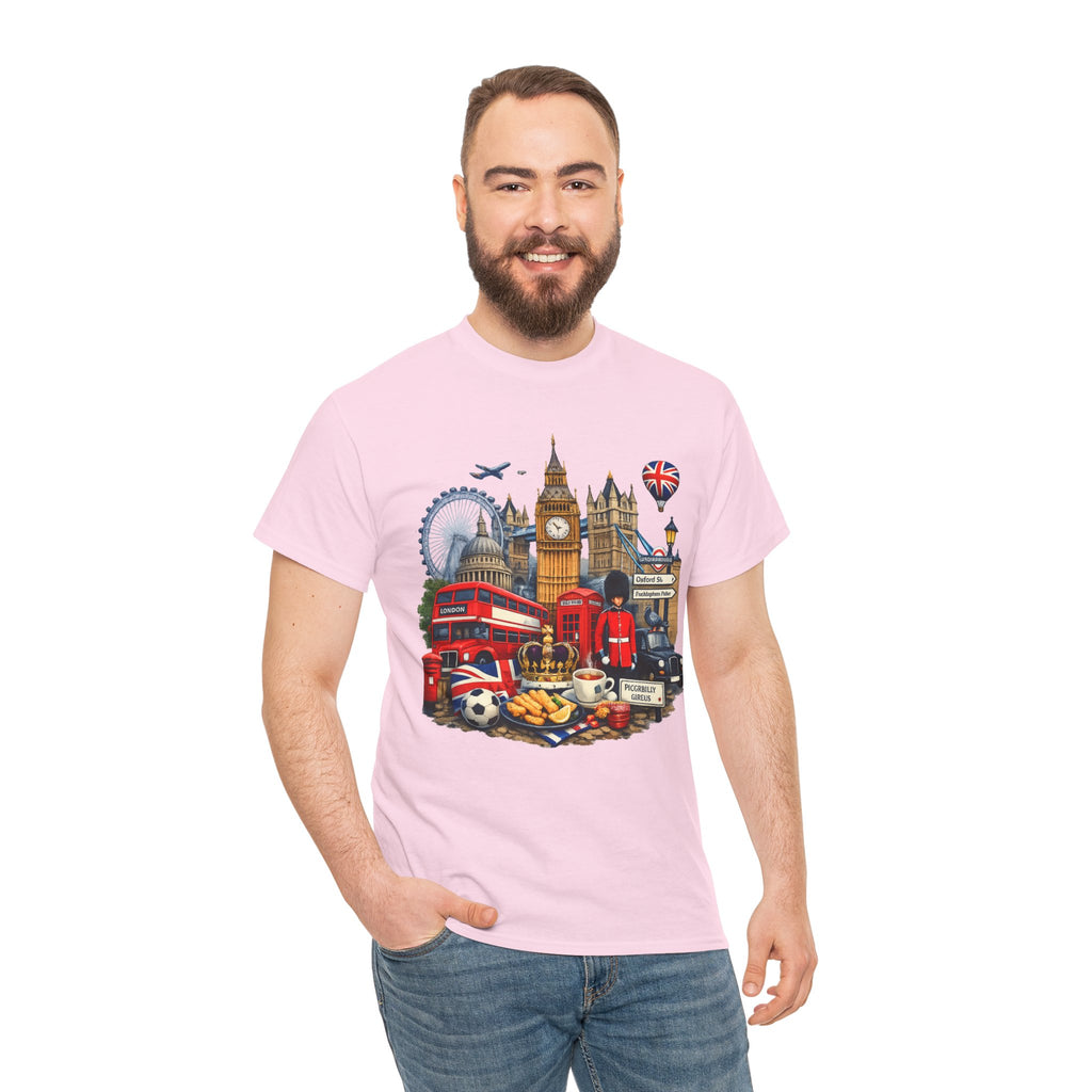 London Landmarks T‑Shirt — British Icons Collage Tee