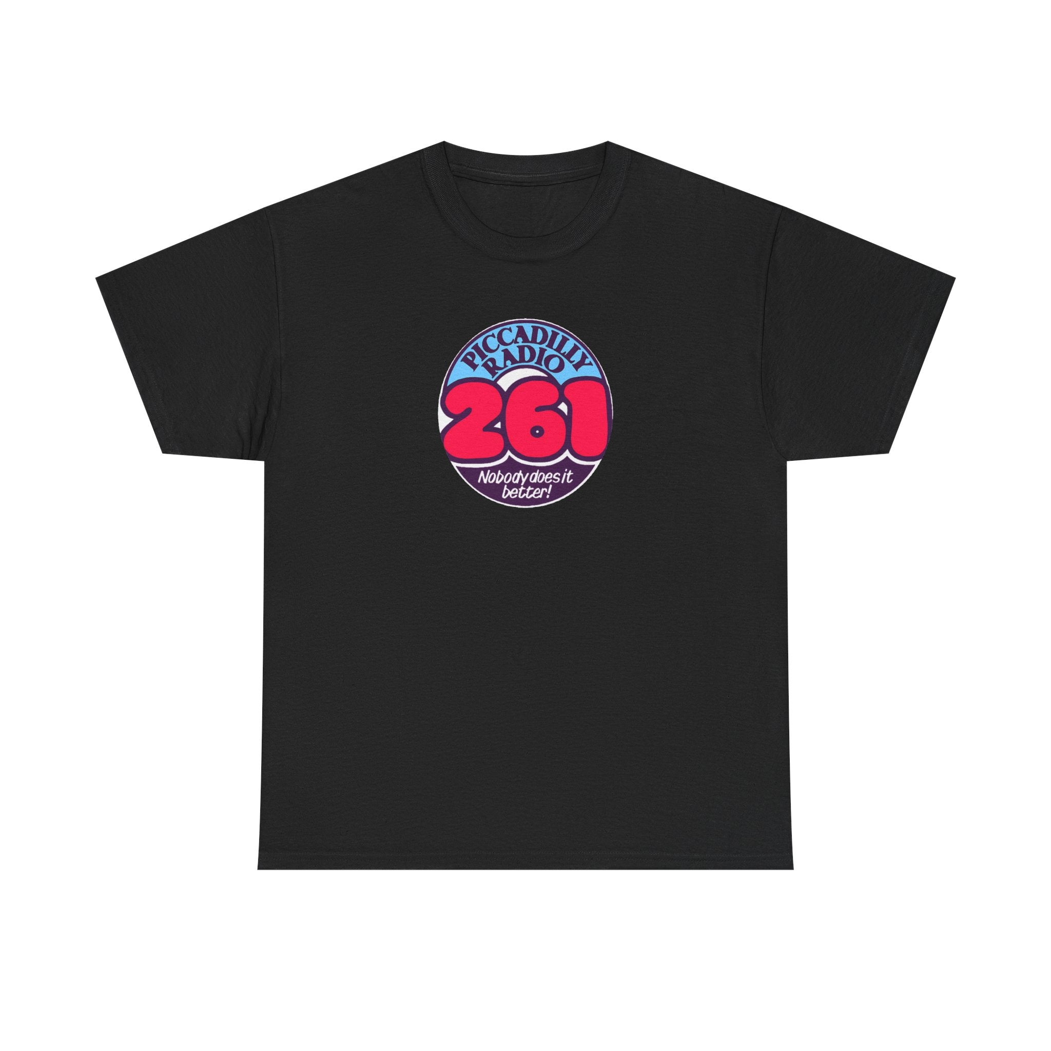 Piccadilly Radio '261' Logo T‑Shirt — Vintage Unofficial Radio Station Graphic Tee