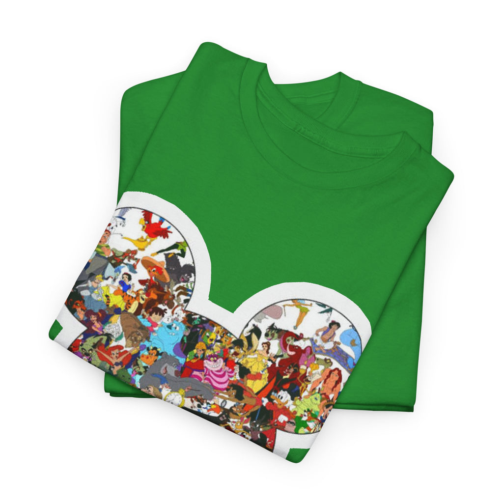 Mickey Collage T-Shirt — Vintage Disney Characters Graphic Tee
