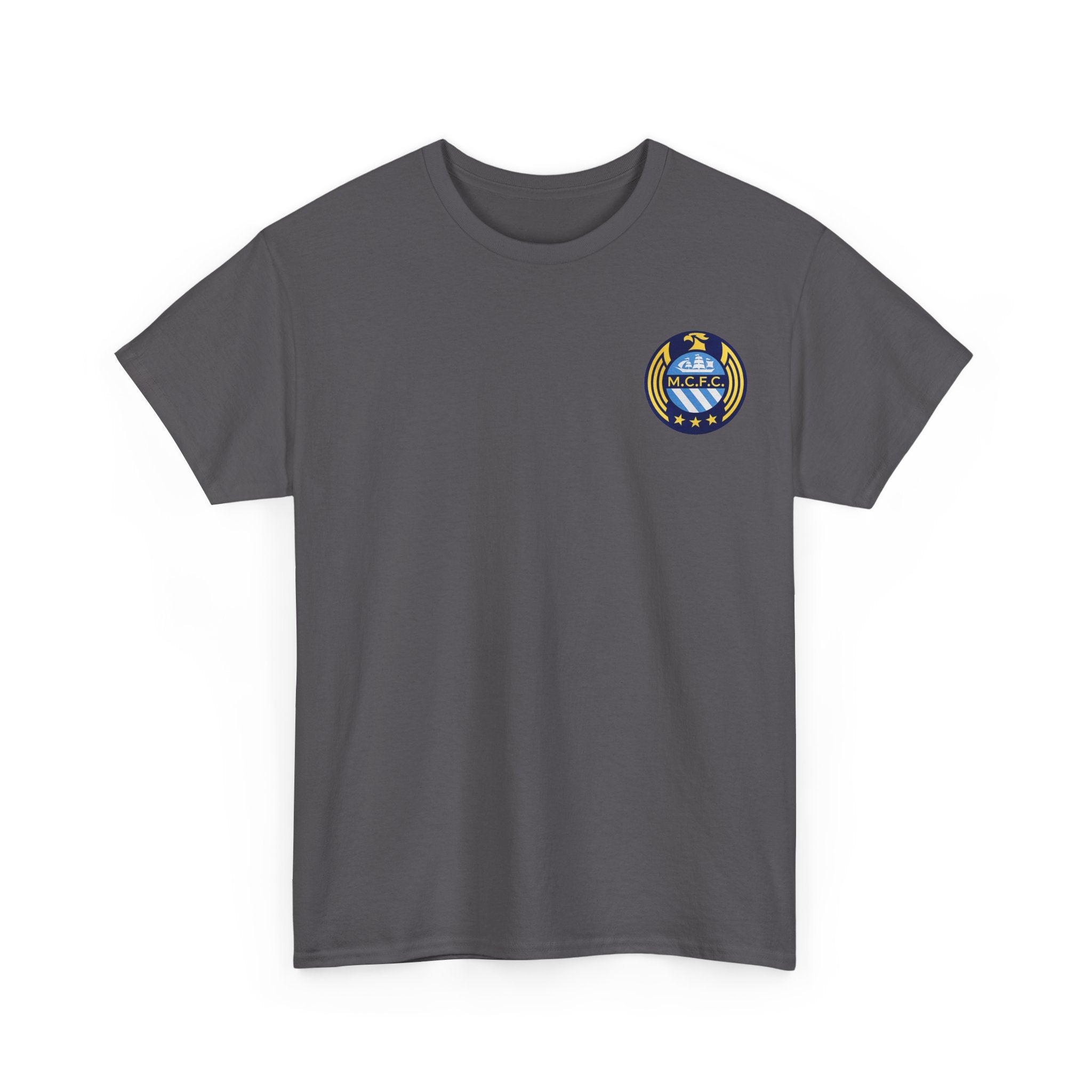 MCFC Unofficial Crest / Badge Tee — Nautical Compass Emblem Shirt