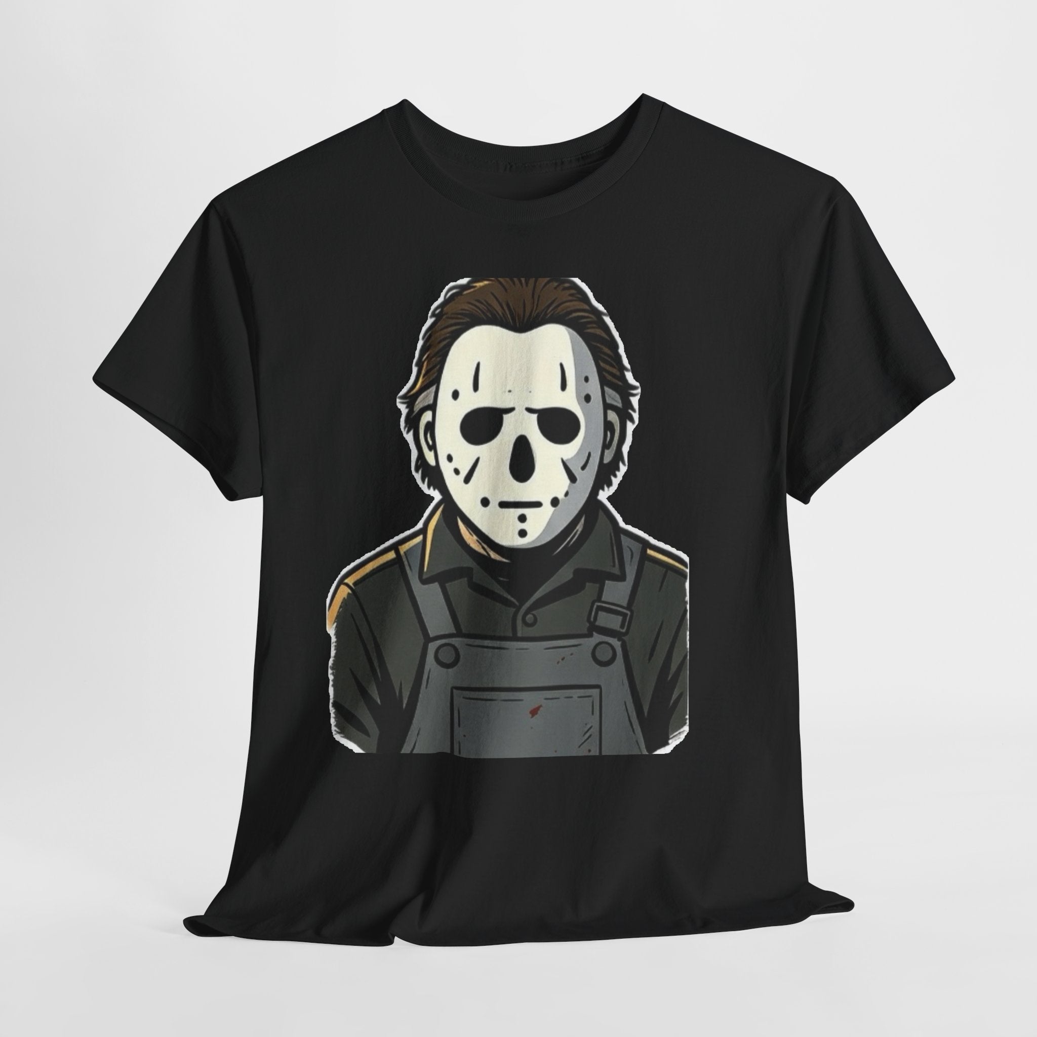 Horror Mask Tee — Jason-Inspired Halloween T-Shirt