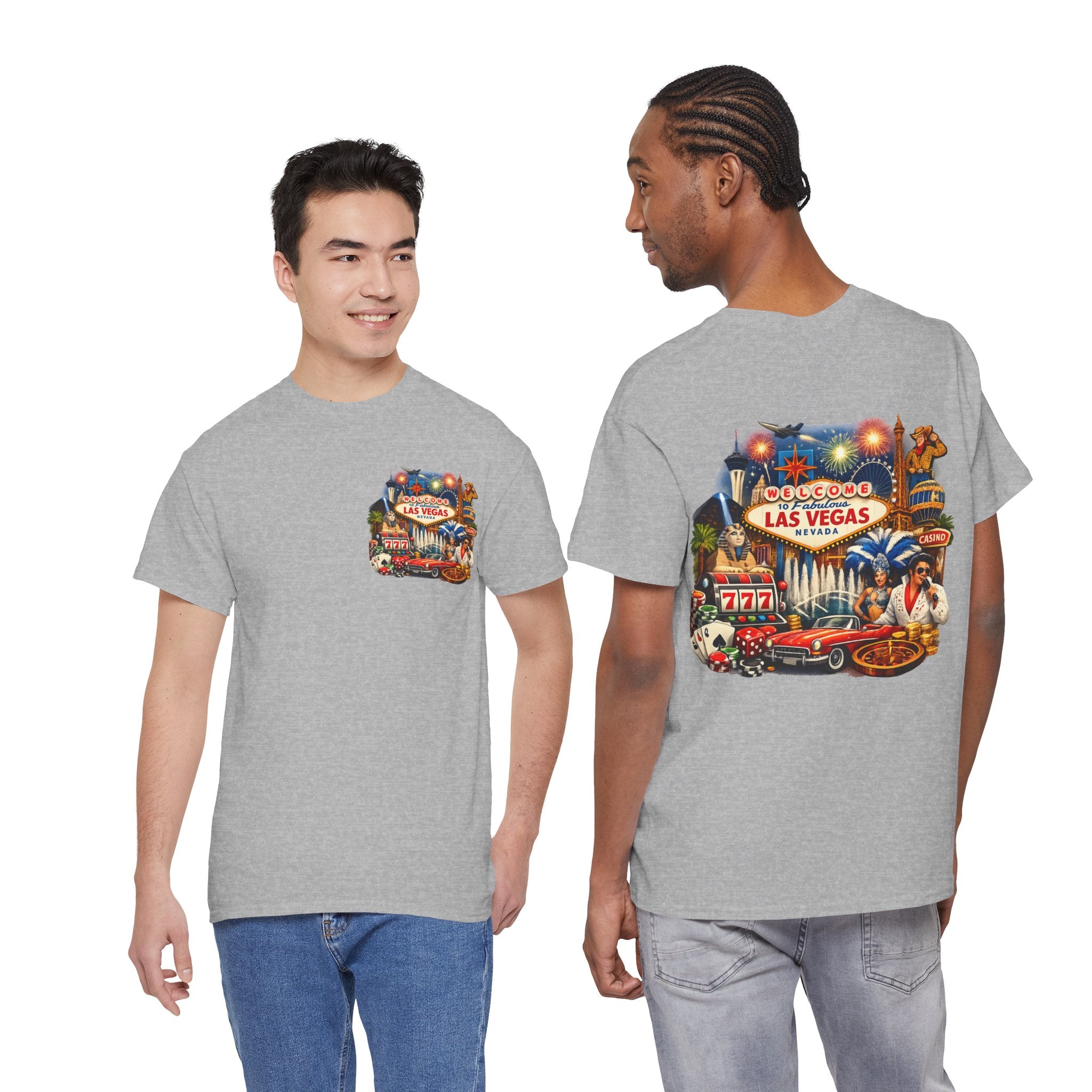 Las Vegas Vintage Collage T‑Shirt
