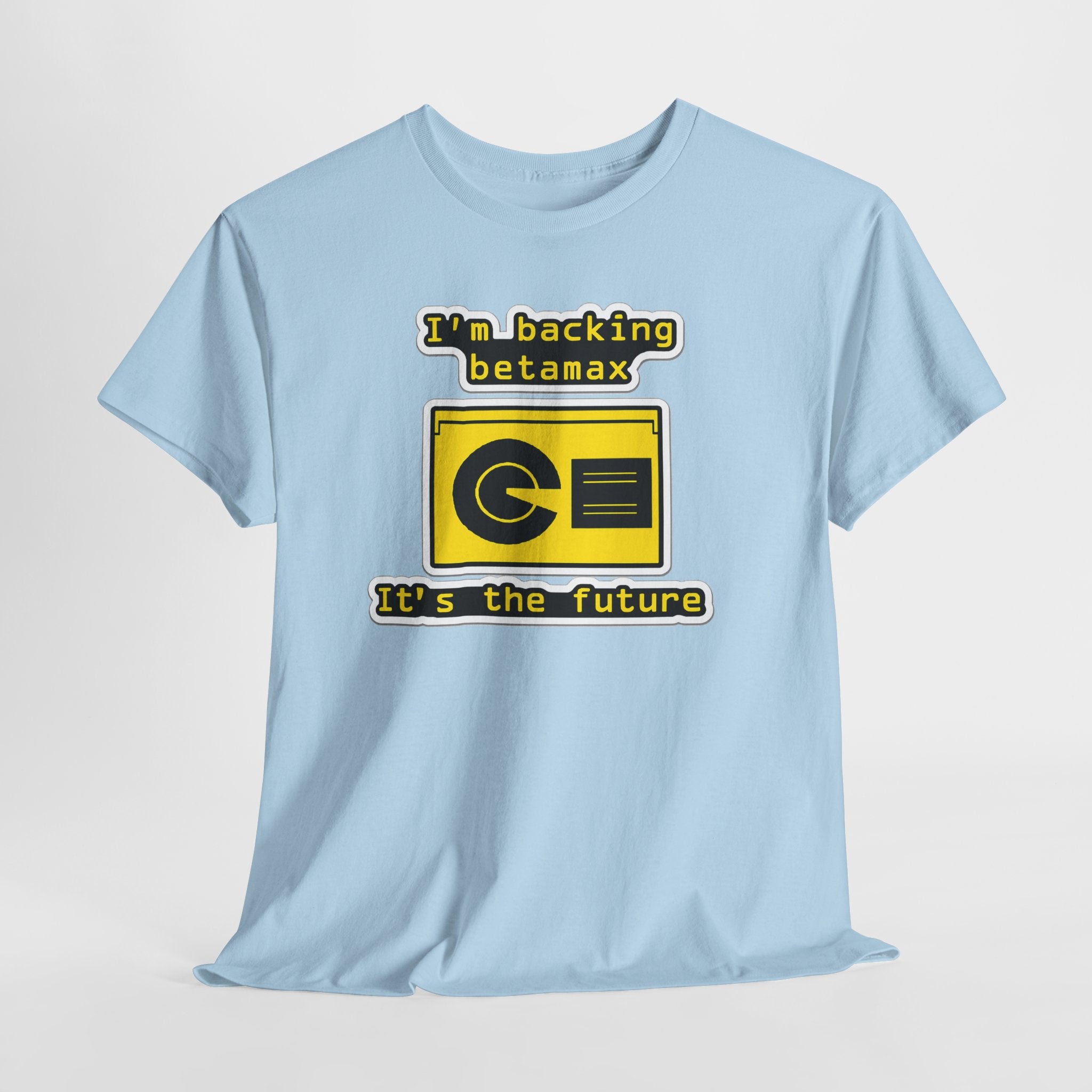 Betamax Retro Tee — "I’m backing betamax, it’s the future" Vintage Cassette T-Shirt