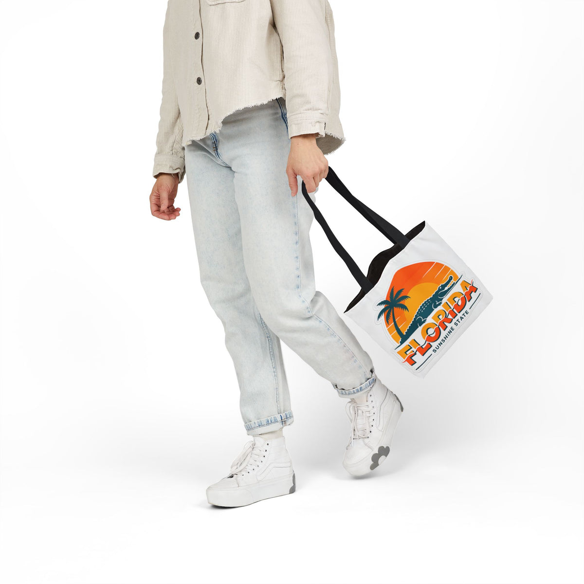 Florida Sunshine State Canvas Tote