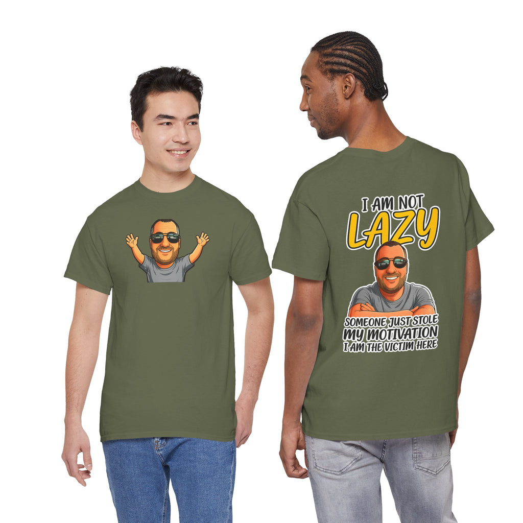 T-Shirt — "I Am Not Lazy" Funny Motivational Graphic Tee