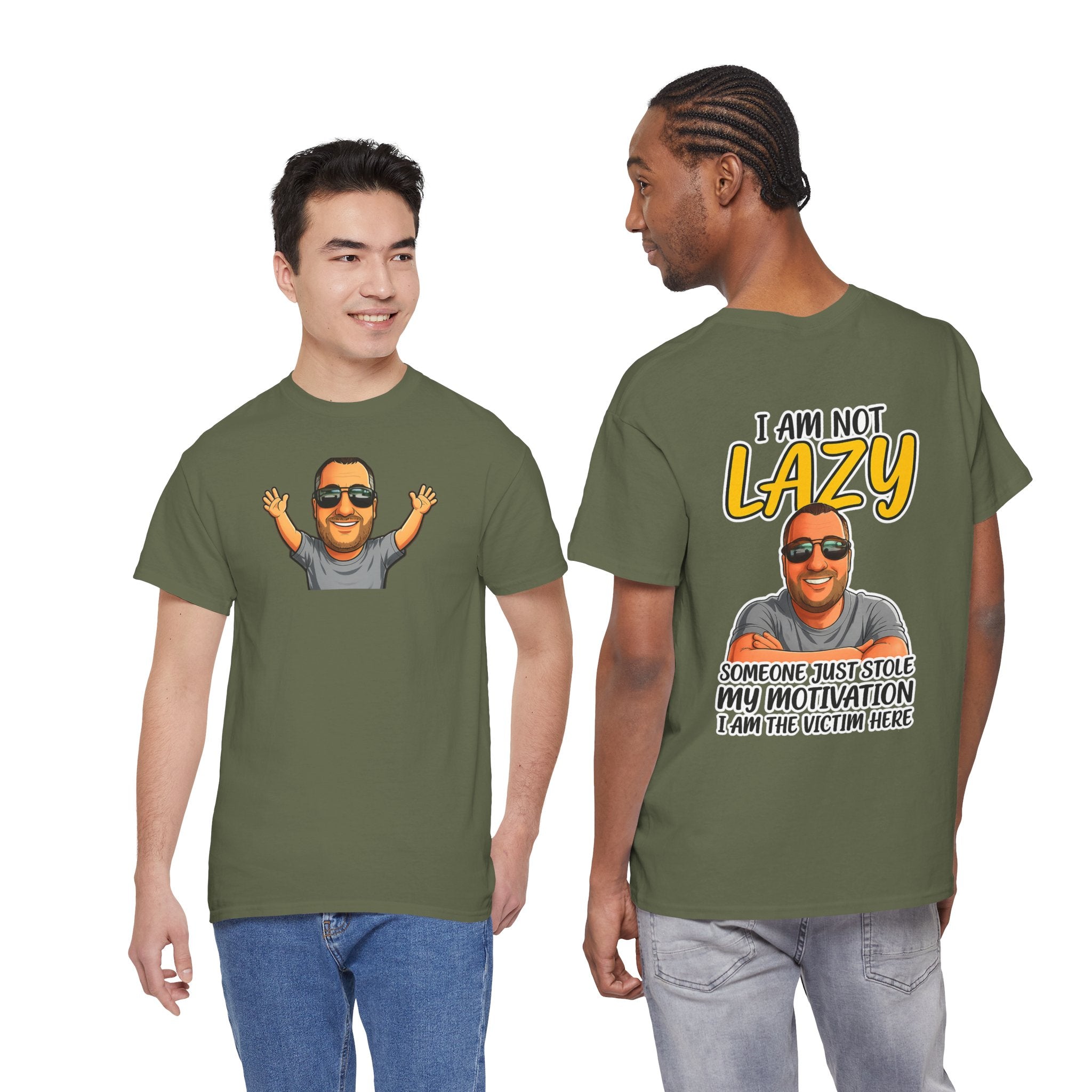 T-Shirt — "I Am Not Lazy" Funny Motivational Graphic Tee