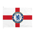 Chelsea FC St. George Cross Flag — Double-Sided Football Club Banner