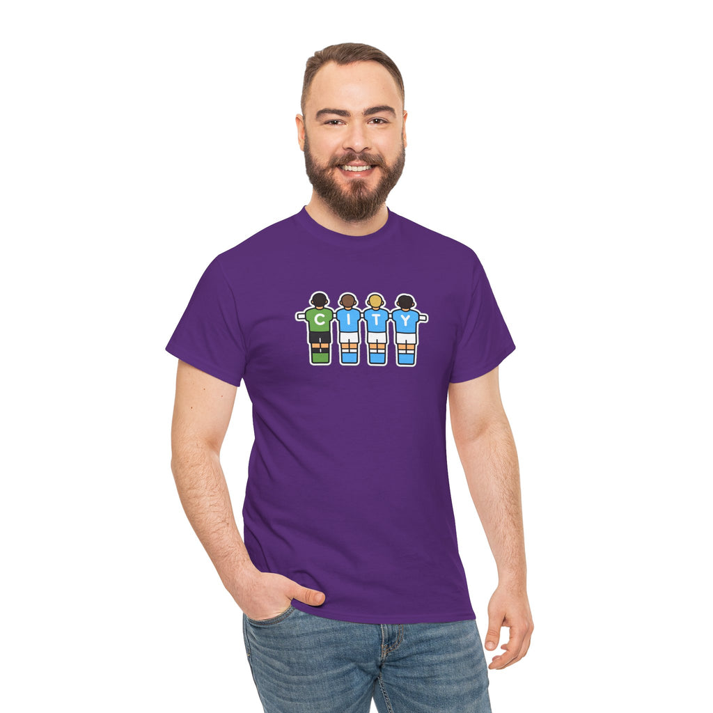 City Soccer Team Tee — Retro Foosball Players Graphic T-Shirt