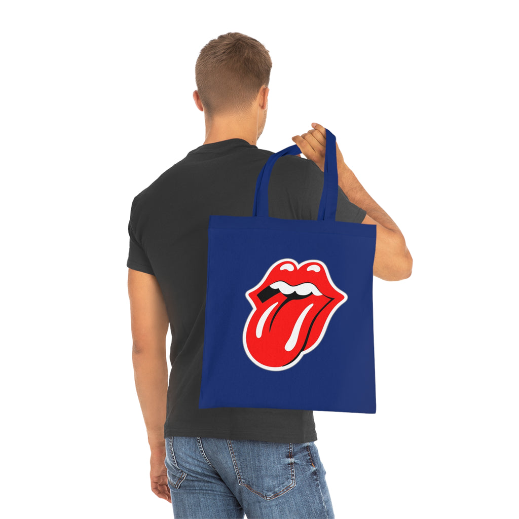 Rock Red Tongue Graphic Tote Bag