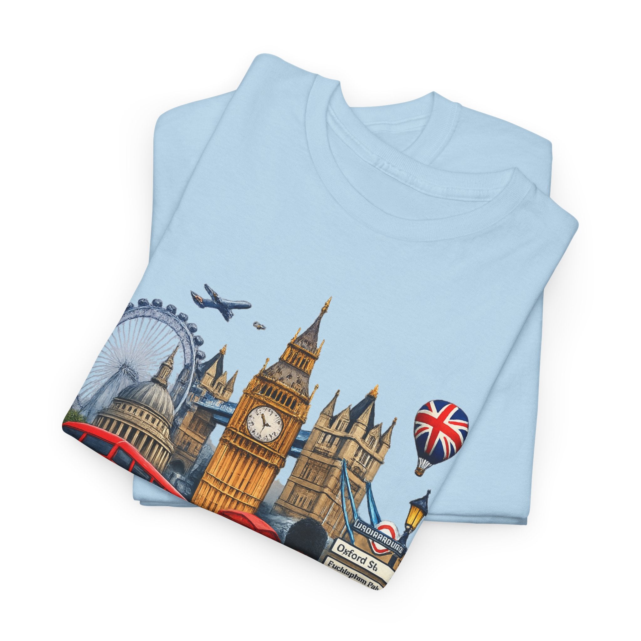 London Landmarks T‑Shirt — British Icons Collage Tee
