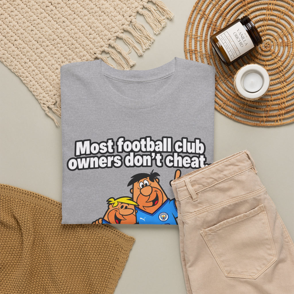 Manchester City Charges T‑Shirt — “Most Football Club Owners Don’t Cheat… but Abu Dhabi Dooo!”