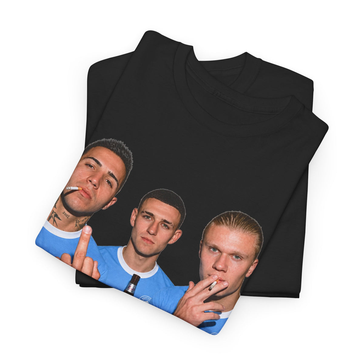 Enzo, Foden & Haaland Man City inspired Unisex Heavy Cotton Tee