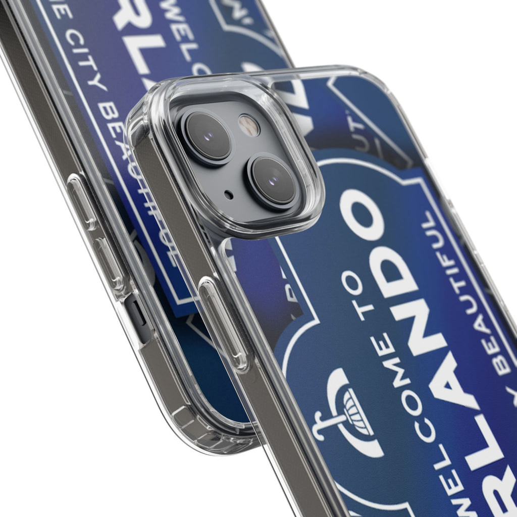 Orlando Clear Phone Case — "Welcome to Orlando" City Sign Design