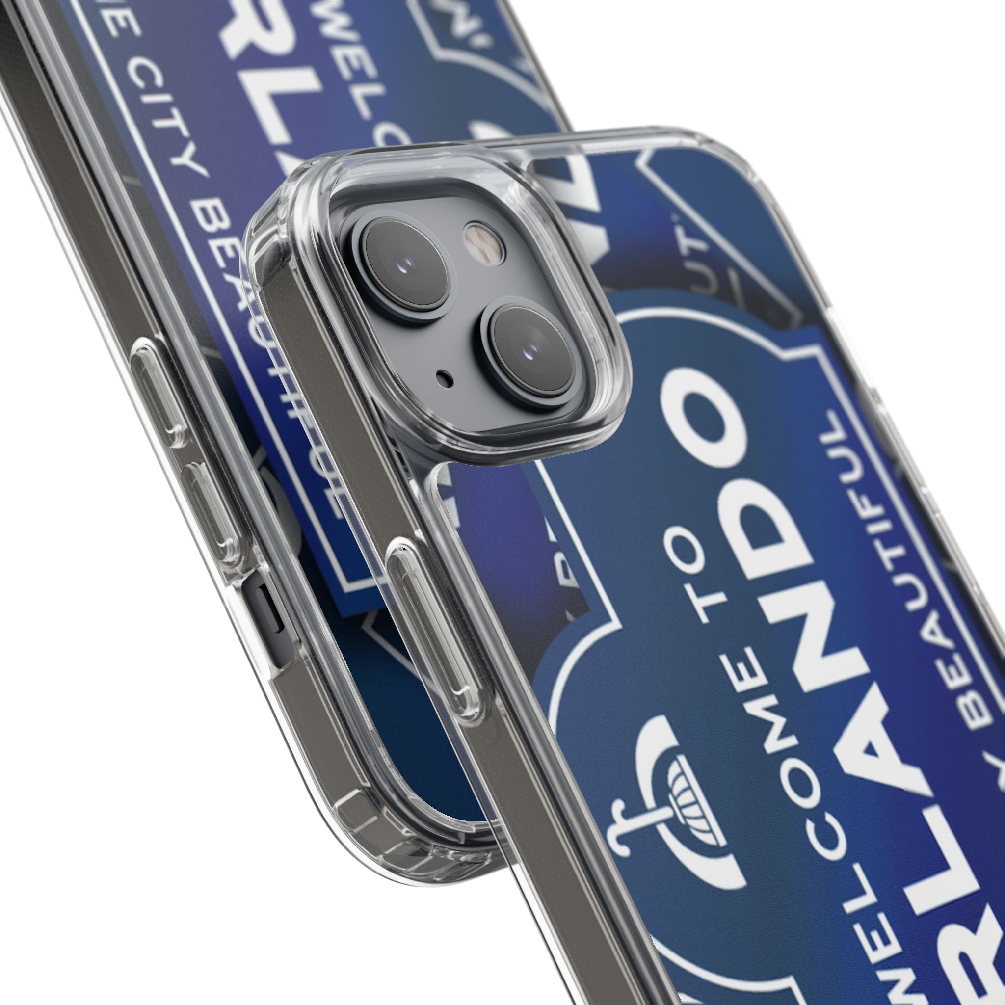 Orlando Clear Phone Case — "Welcome to Orlando" City Sign Design