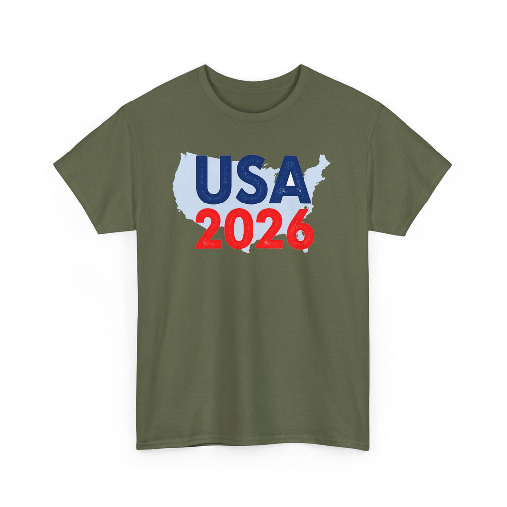 USA 2026 T-Shirt — Patriotic Supporter Tee