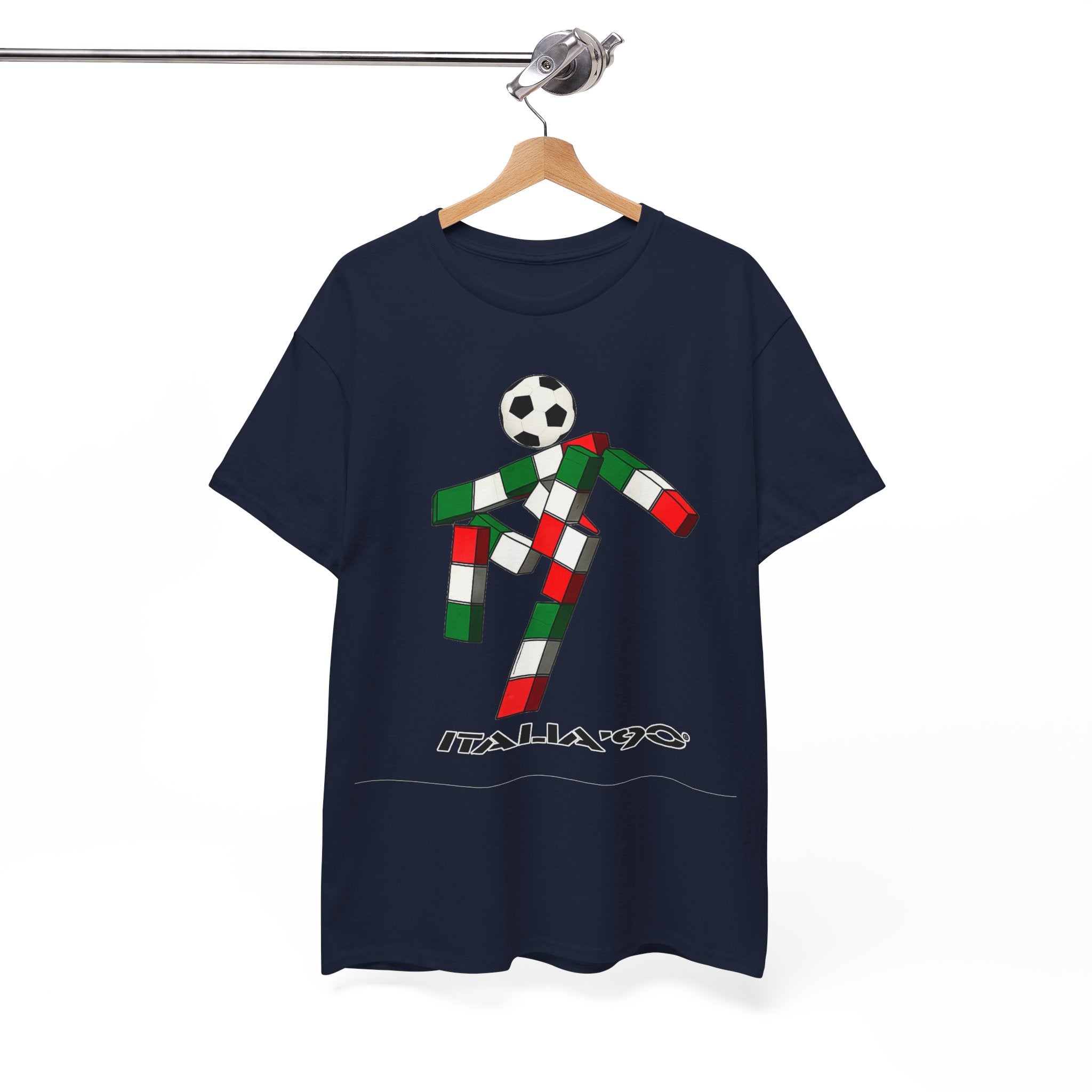 Italia '90 Soccer T‑Shirt — Retro Italian Football World Cup Tee