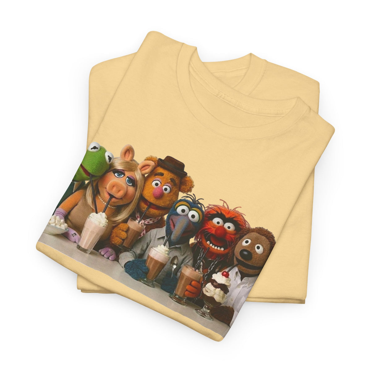 Muppet Cast Retro Poster Cotton T-Shirt