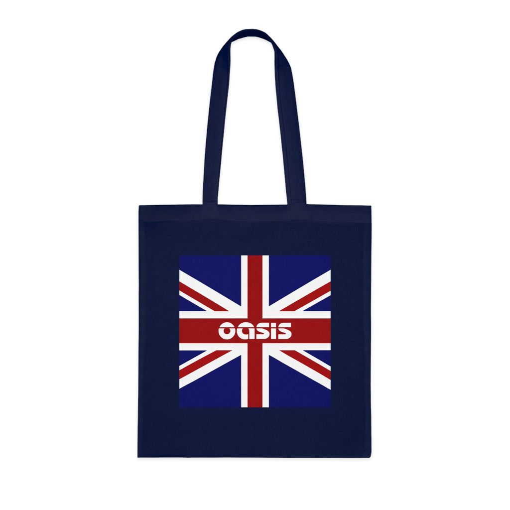 Union Jack Oasis Tote Bag — British Flag Cotton Shopper