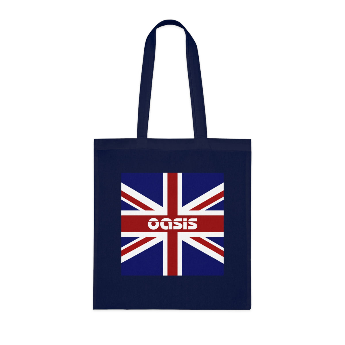 Union Jack Oasis Tote Bag — British Flag Cotton Shopper