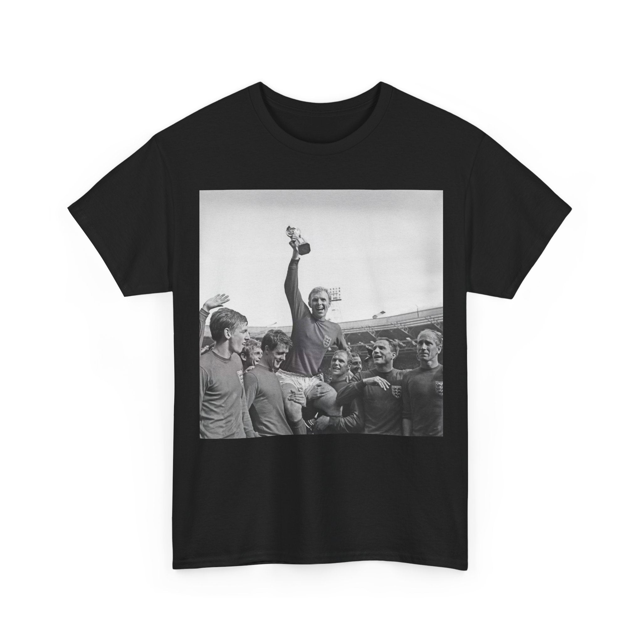 1966 World Cup Winners England Vintage Soccer Team Photo T-Shirt