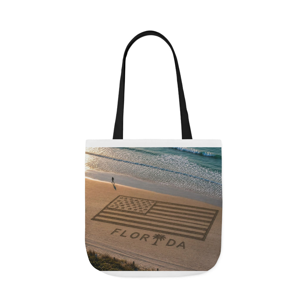Florida Canvas Tote Bag, 5-Color Straps