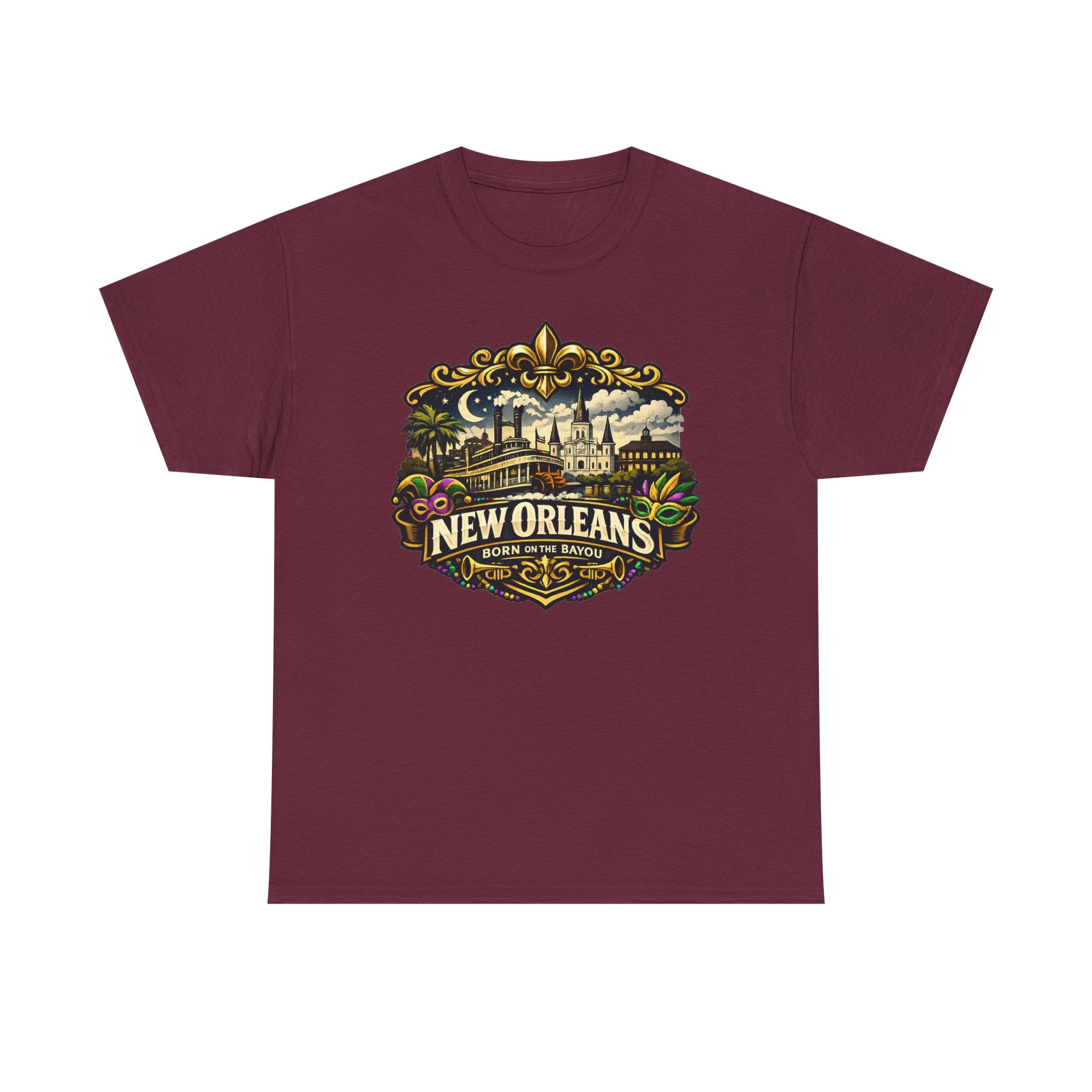 New Orleans Vintage Badge Tee — Crescent City Souvenir T-Shirt
