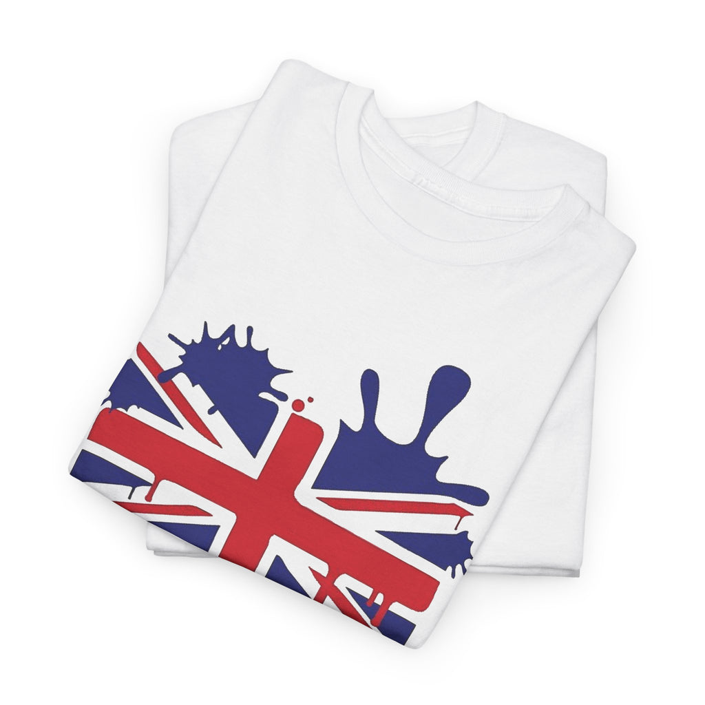 Union Jack Paint Splatter T-Shirt — British Flag Graphic Tee
