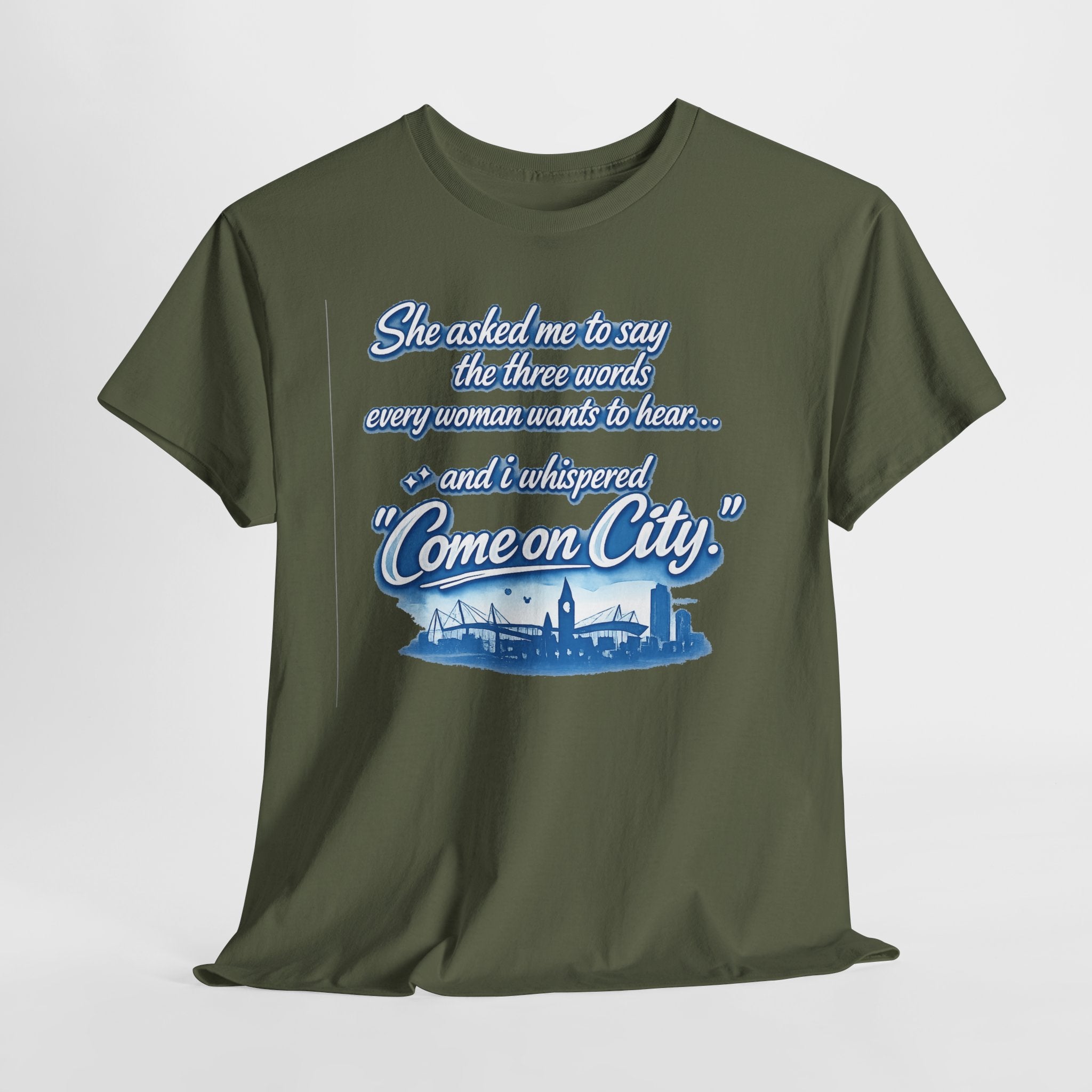 Come on City Skyline Tee — Retro Script Urban Pride T‑Shirt