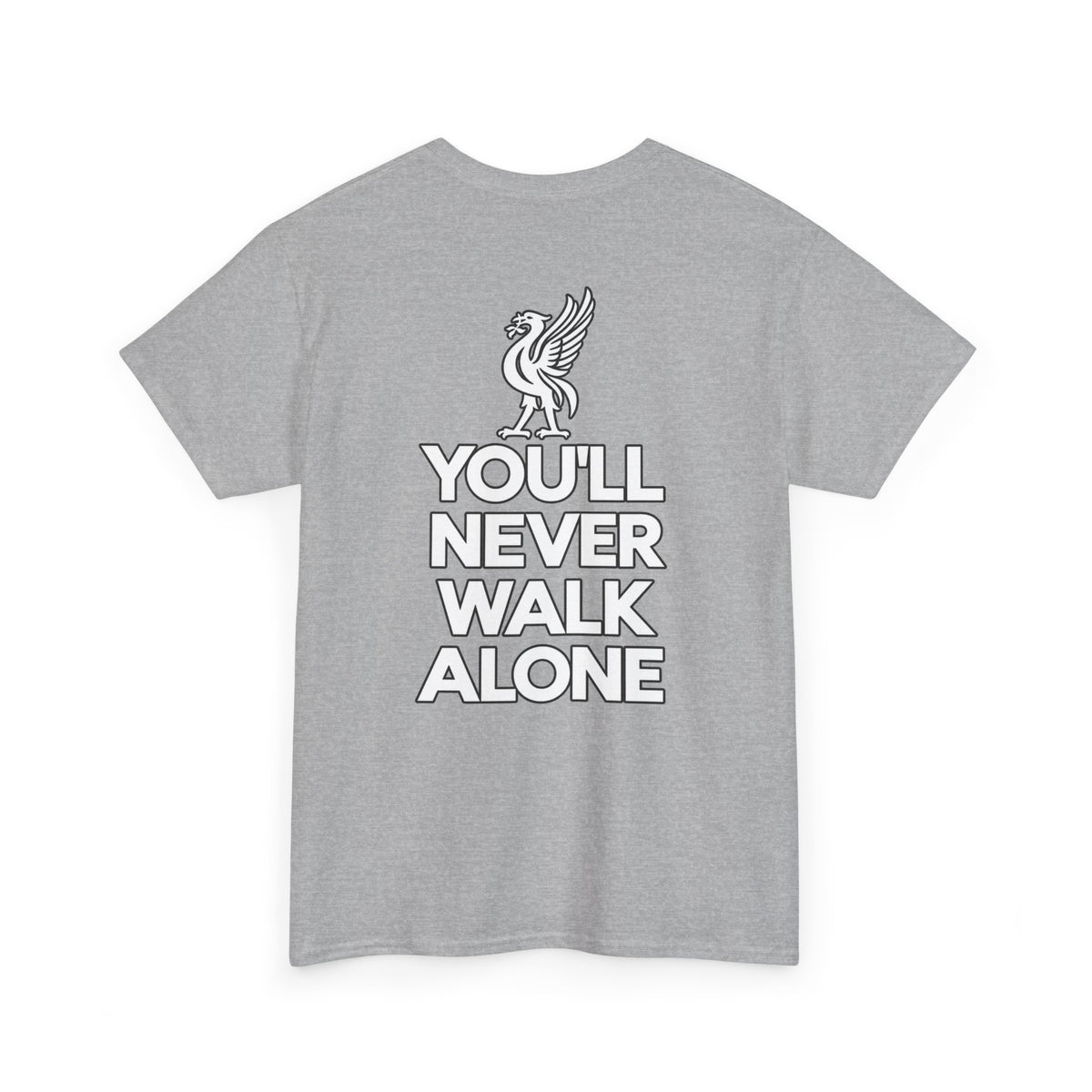 You'll Never Walk Alone T‑Shirt — Liverpool FC Crest Cotton Tee