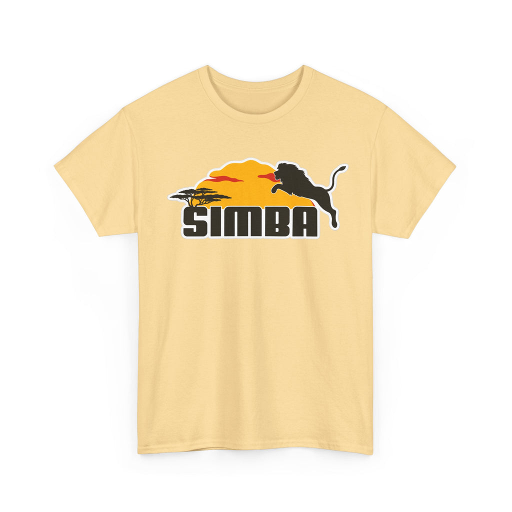 Simba Sunset Graphic Tee — Lion Silhouette Safari T-Shirt