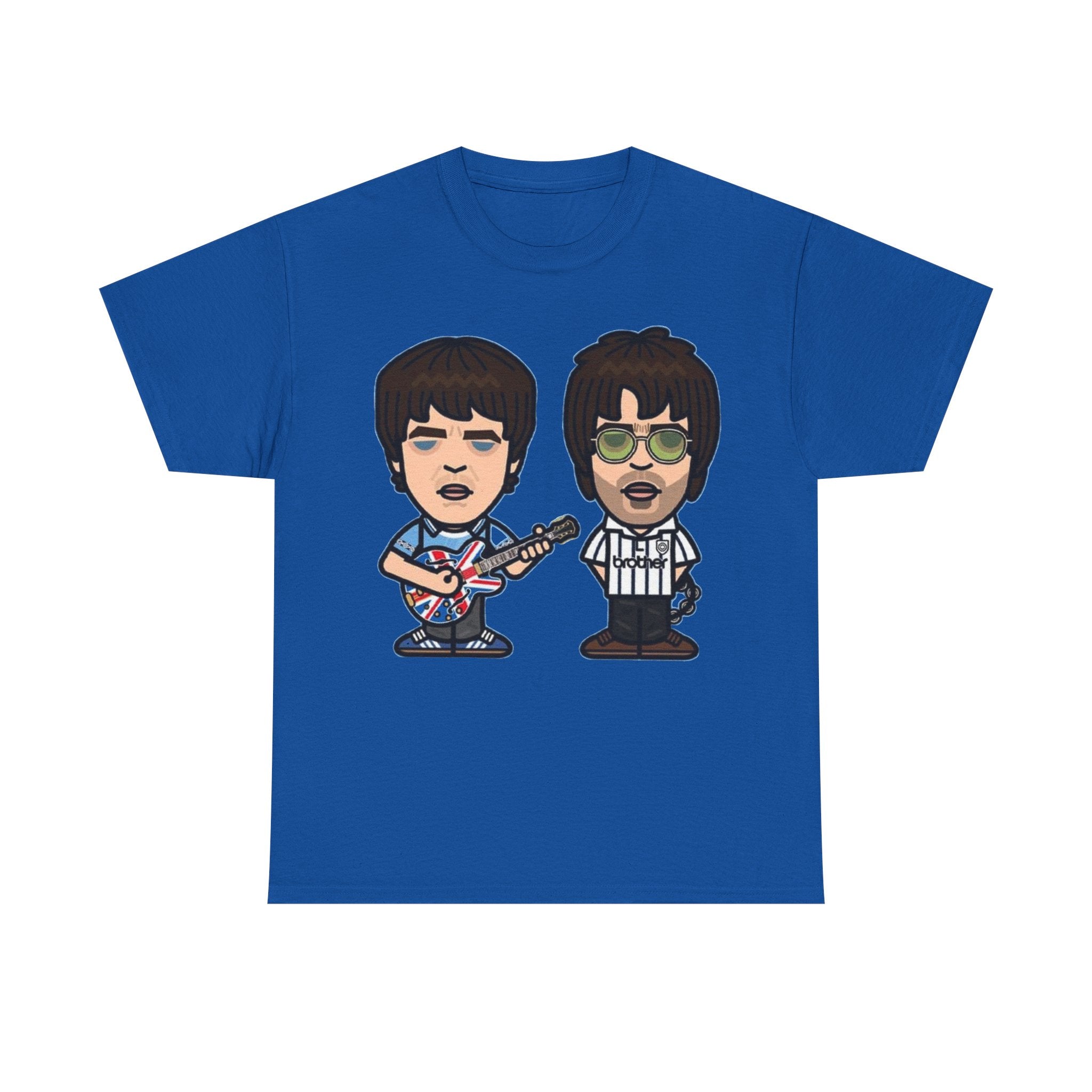 Oasis Noel & Liam Cartoon Rock Duo T-Shirt