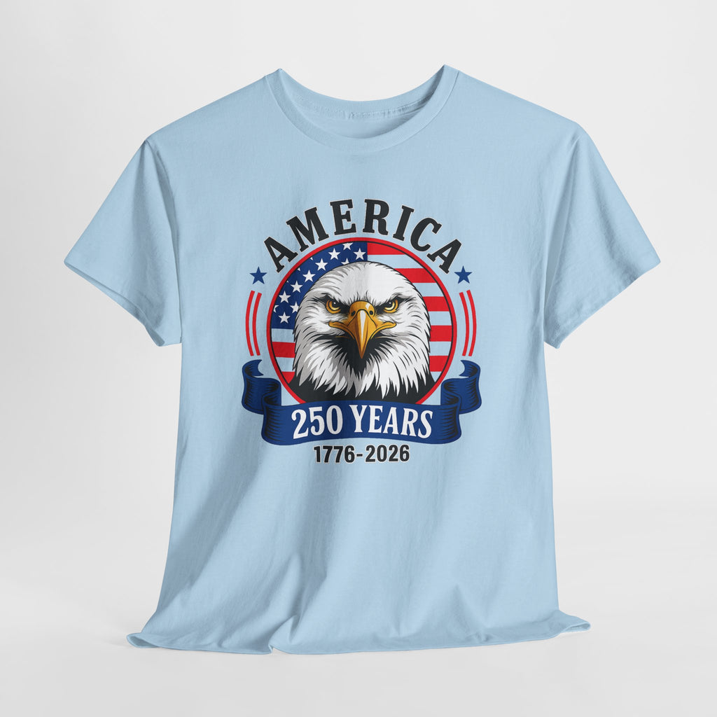 America 250 Years T-Shirt – Bald Eagle 1776–2026 Patriotic Tee