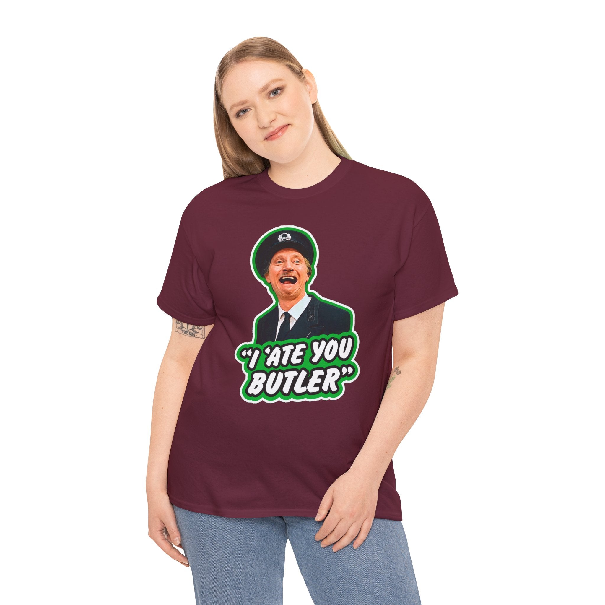 I Ate You Butler T-Shirt — Funny Retro Butler Graphic Tee