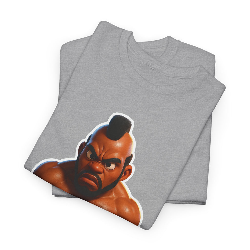 MR T Clubber Lang Boxer Character Tee — Tough Guy Cartoon Boxing T-Shirt