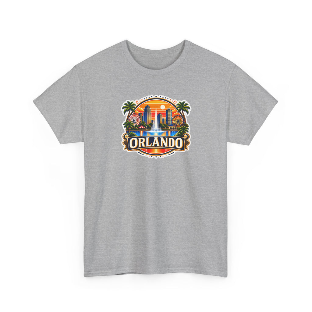 Orlando Sunset Logo Cotton T-Shirt