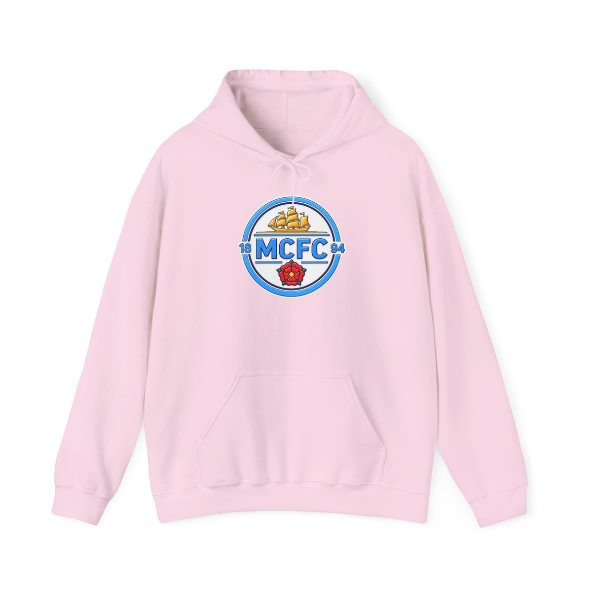 MCFC Logo Hoodie – Vintage Football Club Crest Pullover