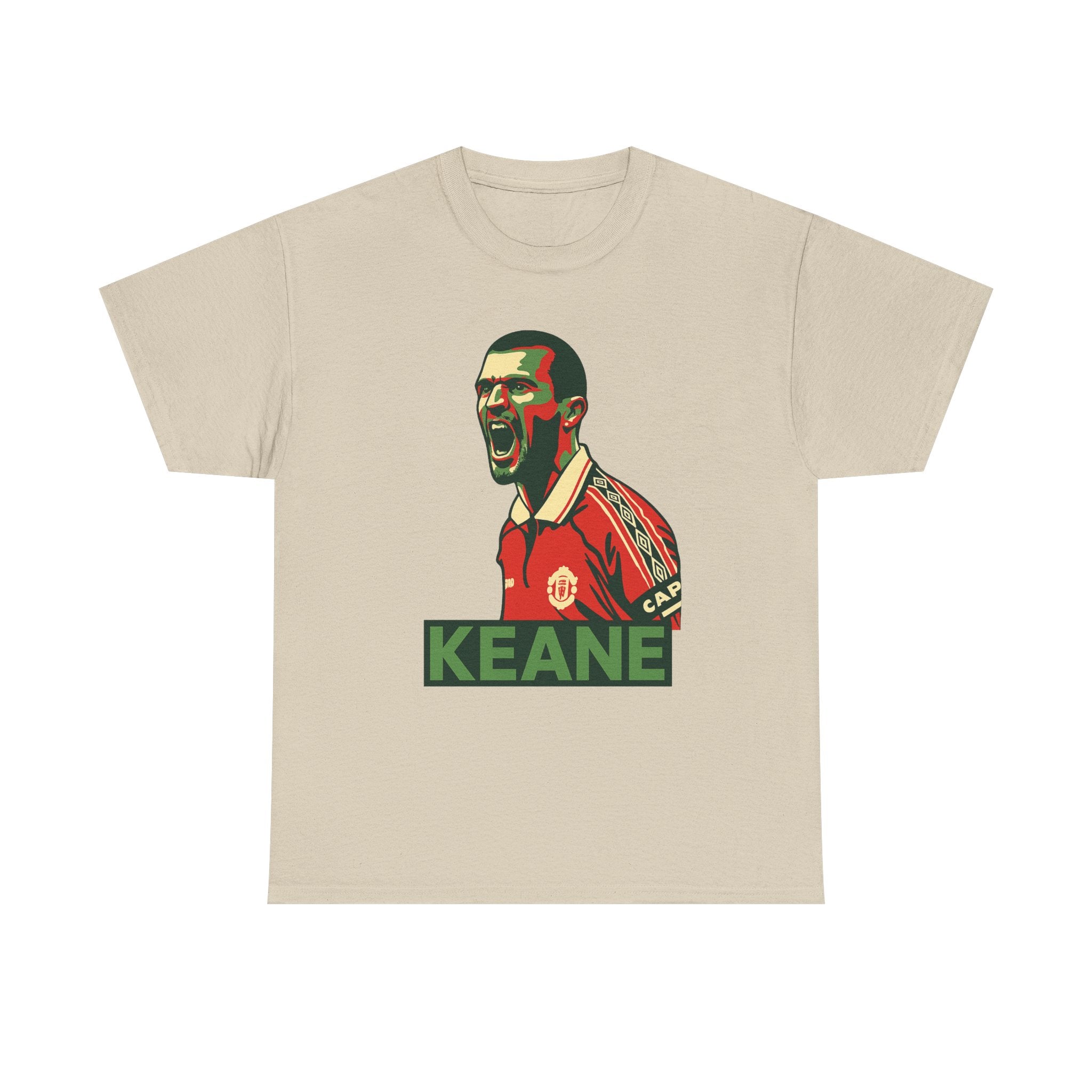 Roy Keane Retro Soccer Tee - Iconic Football Legend Graphic Shirt