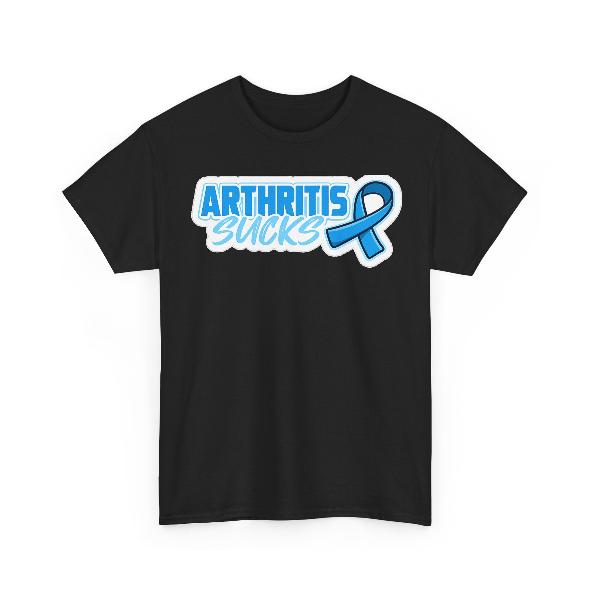 Arthritis Sucks T-Shirt with Awareness Ribbon — Arthritis Support Tee