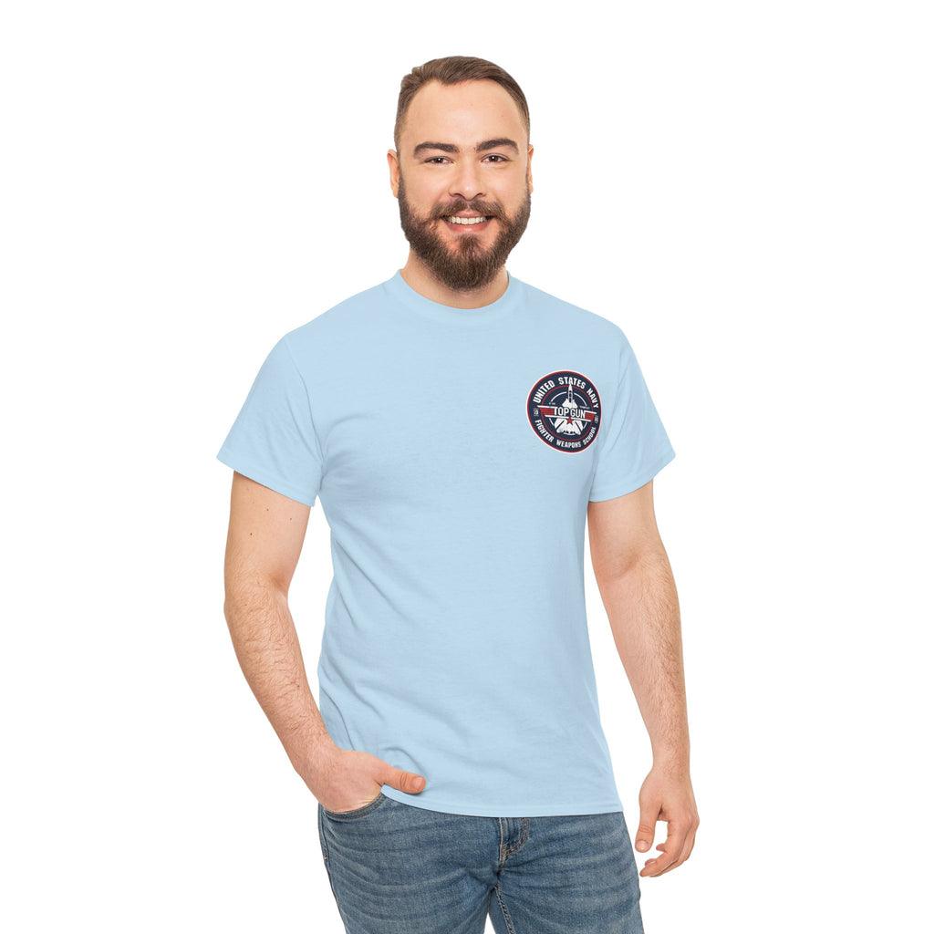 US Navy Top Gun School T-Shirt — 'High Speed' Vintage Cotton T-Shirt
