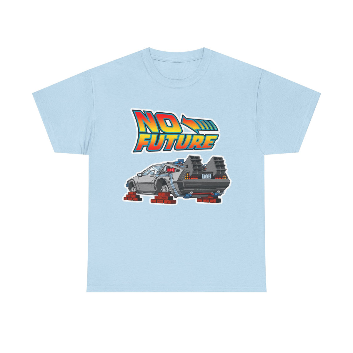 No Future DeLorean Cotton T-Shirt