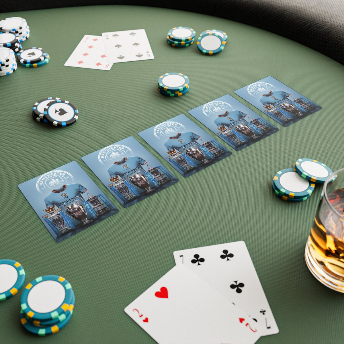 Manchester City Treble Winners Playing / Poker Cards
