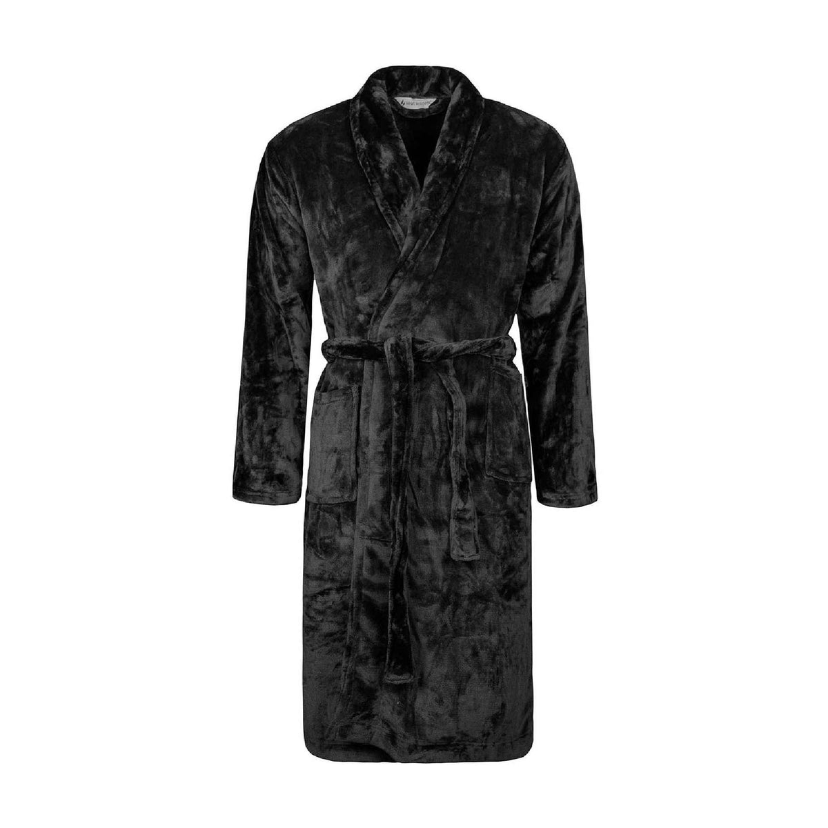 Mens Soft Fleece Warm Bathrobe Dressing Gown for Winter