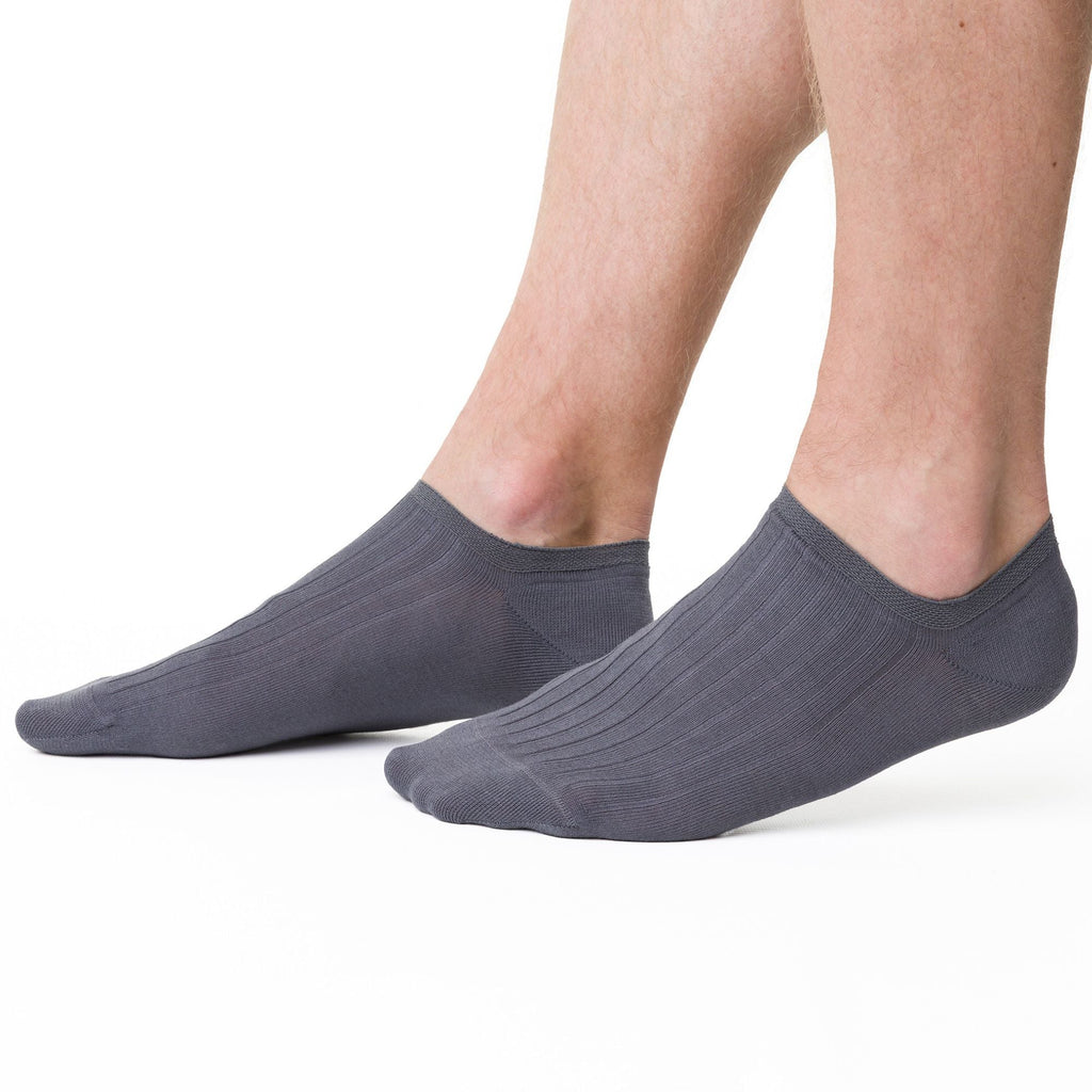 6 Pairs Mens 100% Cotton Low Cut Trainer Cushioned Ankle Socks
