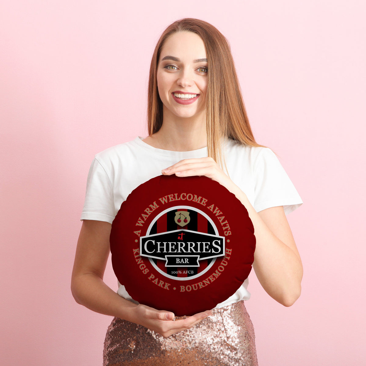 Bournemouth Cherries - Football Legends - Circle Cushion 14"